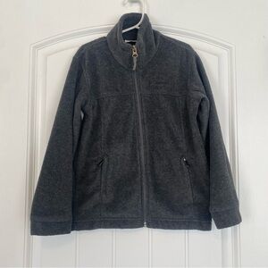 Columbia Little Boys Gray Full Zip Fleece Jacket Size XS (6/7)